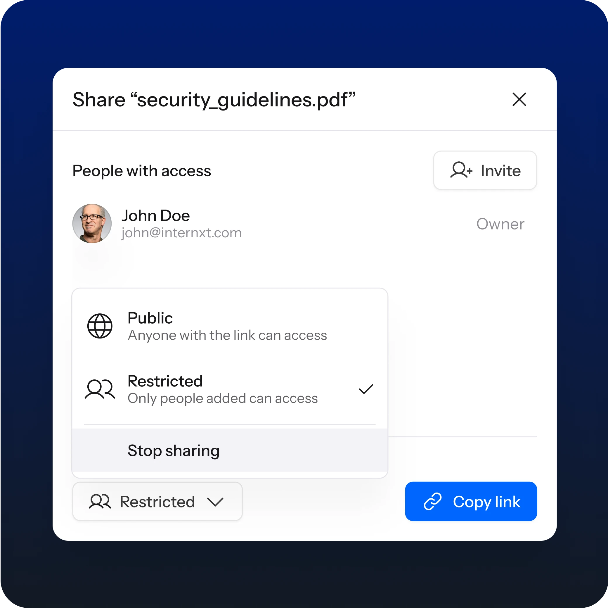 Access controls and user permissions image